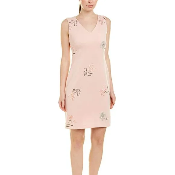 donna ricco embroidered dress DONNA RICCO main image 1